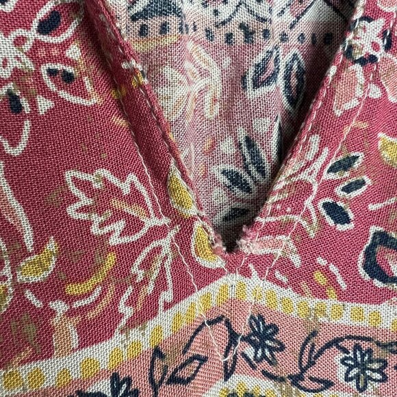 BeachLunchLounge Flowy Sleeveless Dress Patterned Knee Length Lightweight Small - Picture 5 of 8